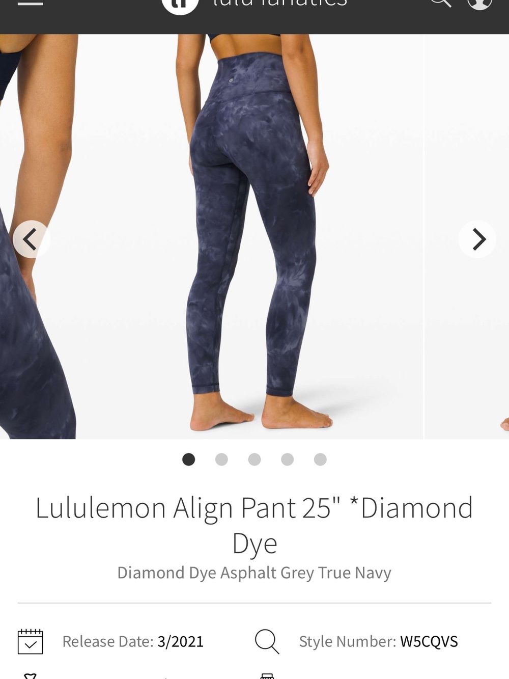 lululemon Align Pant 25"